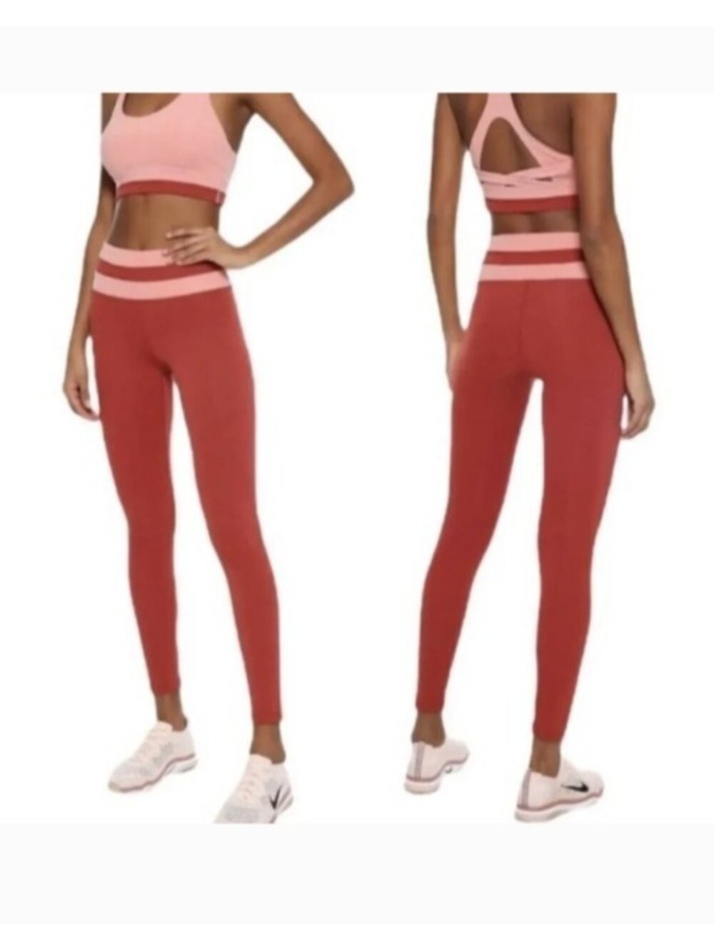 Iris & Ink Workout Leggings in Cayenne ( S )